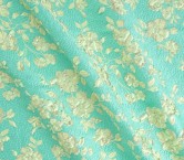 Jacquard floral verde