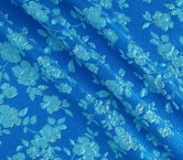 Jacquard floral verde