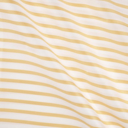 Yellow mikado jacquard stripes