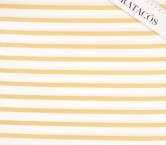 Yellow mikado jacquard stripes