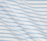 Blue mikado jacquard stripes