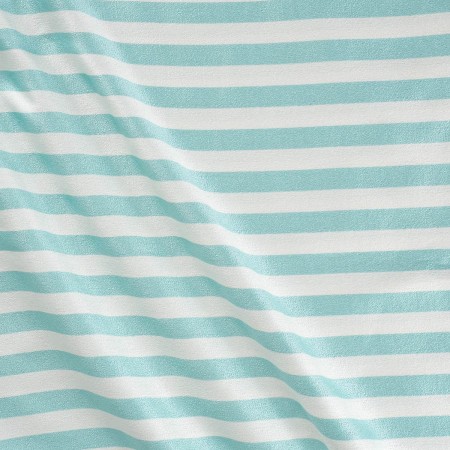 Green water jacquard stripes