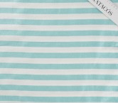 Green water jacquard stripes