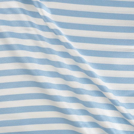 Blue jacquard stripes