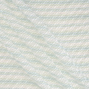 Jacquard cloquÉ verde azul