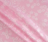 Pink mikado jacquard