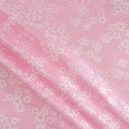 Pink mikado jacquard