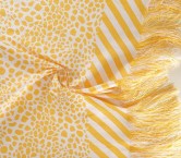 Jacquard rafia amarillo