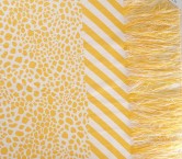 Jacquard rafia amarillo