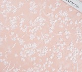 Jacquard floral lamÉ rosa