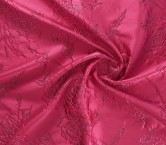 Jacquard relieve fuxia