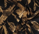 Jacquard fil coupÈ negro oro