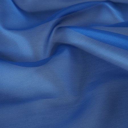 Bleu klein lotus organza