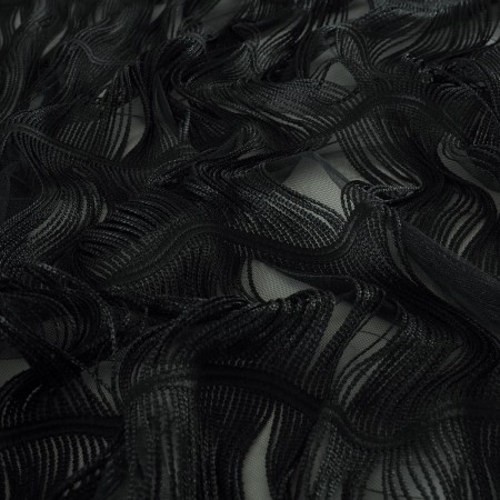 Black waves of cords