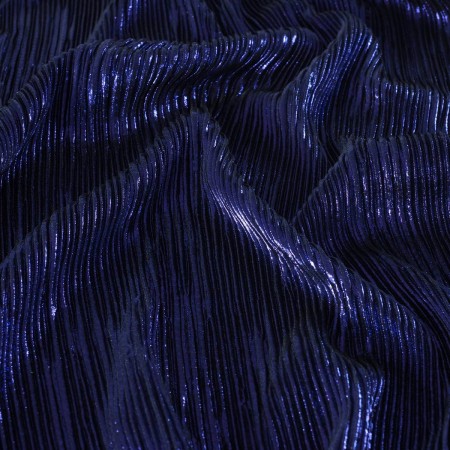 Violet irregular pleated foil