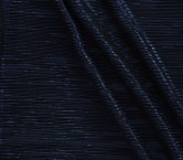 Navy irregular pleated foil