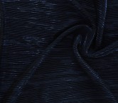 Navy irregular pleated foil