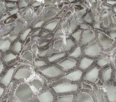 Old gold organic sequin net