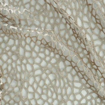 Gold organic sequin net