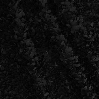 Petalos bordados 3d negro