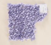 Purple 3d embroidered petals