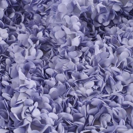 Lilac 3d embroidered petals