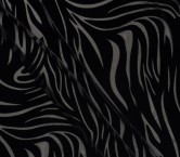 Zebra velvet devoreÉ negro