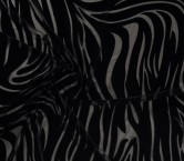 Black zebra velvet devoreÉ