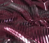 Fuchsia pleated blade foil