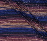 Violet brown striped sequins d