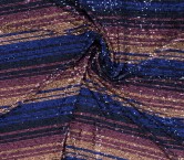 Blue malve striped sequins degr