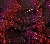 Violet brown striped sequins d