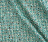 Turquoise tweed with sequins