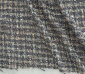 Tweed con lentejuelas gris