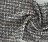 Tweed con lentejuelas gris