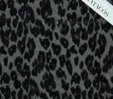 Black leopard velvet devoreÉ