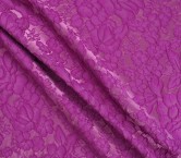 Jacquard cloquÉ flor violeta