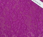 Jacquard cloquÉ flor violeta