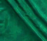 Jacquard mikado flores verde