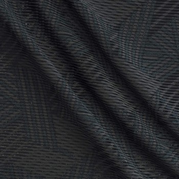 Jacquard geometrico lame gris