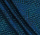 Jacquard geometrico lame azul