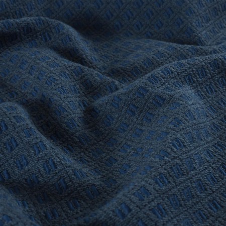 Blue jeans geometric jacquard