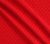 Jacquard geometrico lana rojo