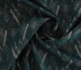 Jacquard lana lamÉ verde