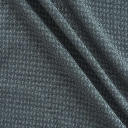 Grey geometric wool jacquard