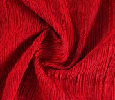 Red pleated jacquard