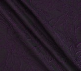 Violet jacquard flower lame