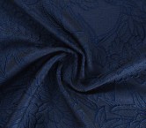 Jacquard flor lame azul