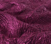 Jacquard cloquÉ geomÉtrico magenta