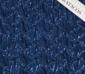 Blue padded jacquard